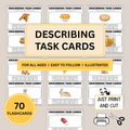 Describing Task Cards Bundle, 100 Speech Learning Cards