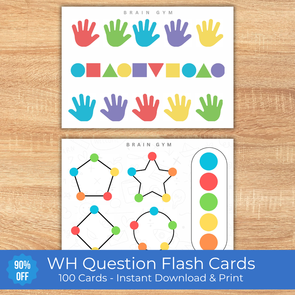 Brain Gym Activity Worksheets: Focus & Coordination Exercises (Digital Download)