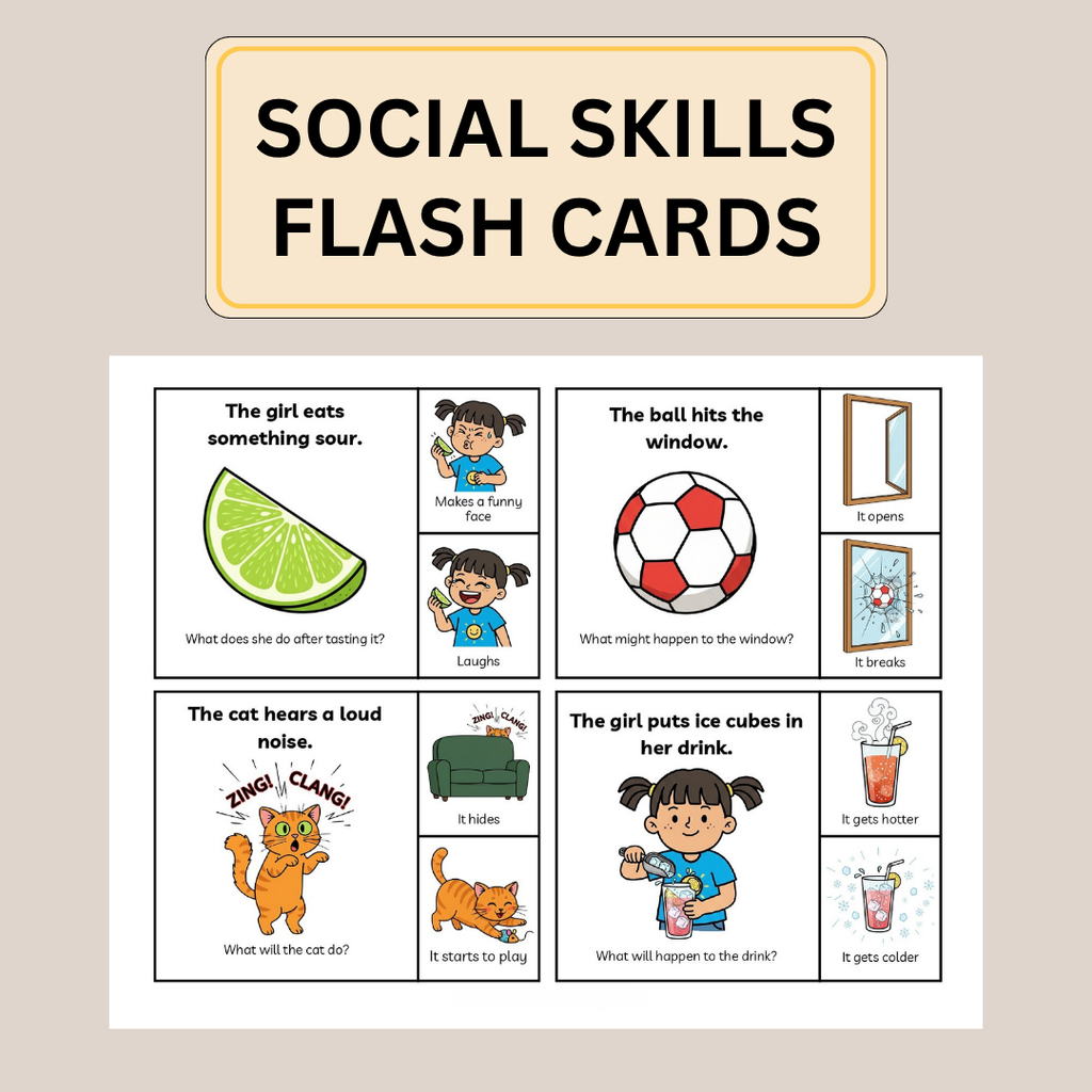 Cause and Effect Task Cards Printable; Reading Comprehension Activity; Making Inferences; Speech Therapy Task Cards; Special Education