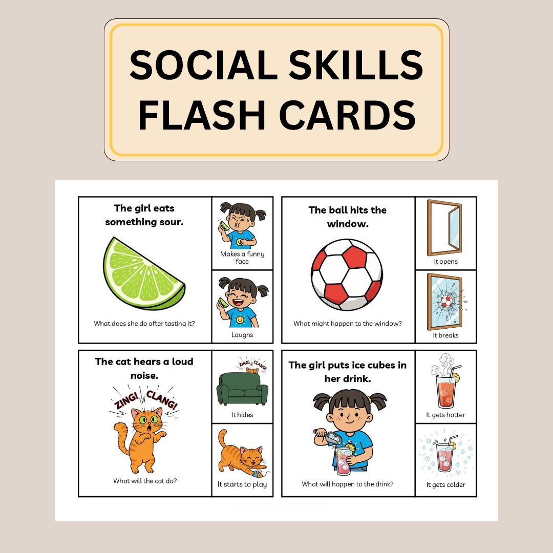 Cause and Effect Task Cards Printable; Reading Comprehension Activity; Making Inferences; Speech Therapy Task Cards; Special Education