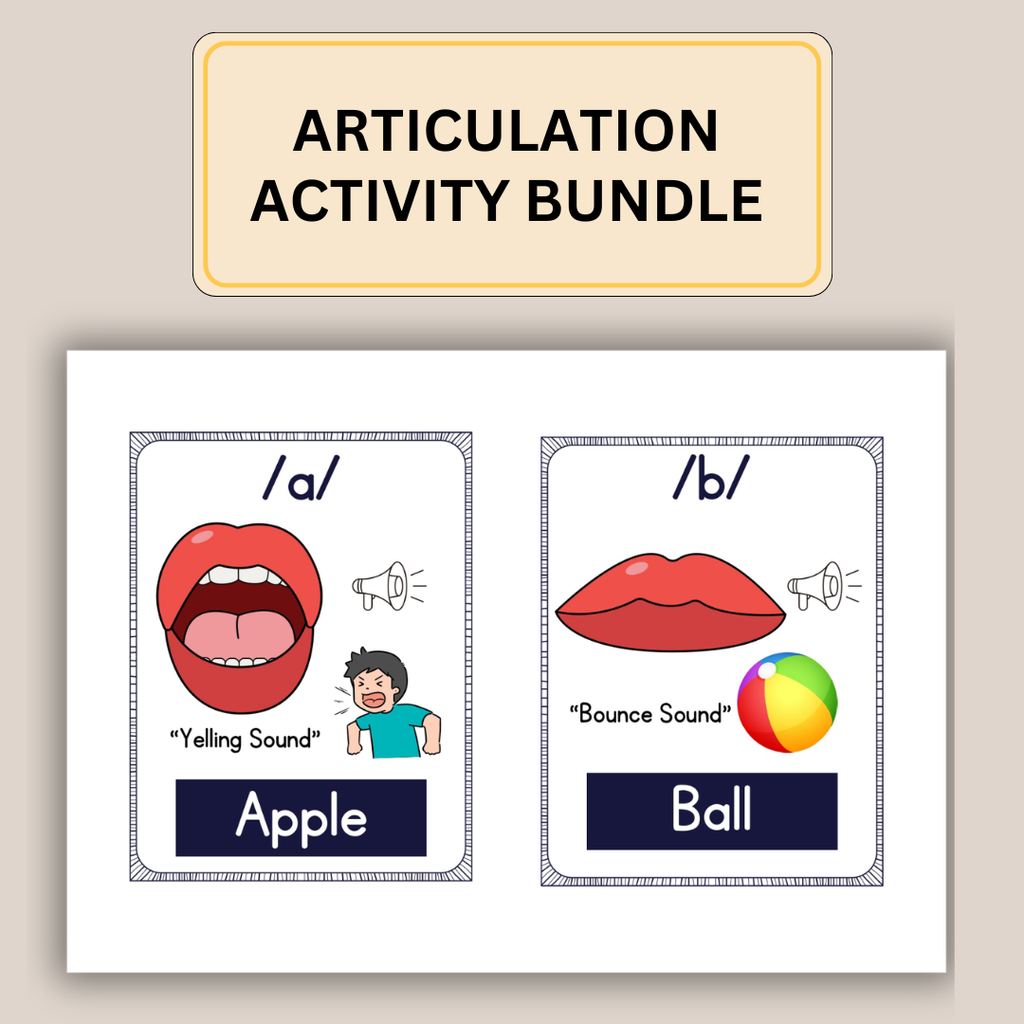Speech Therapy Articulation Activity Bundle for SLPs, 96 Activities