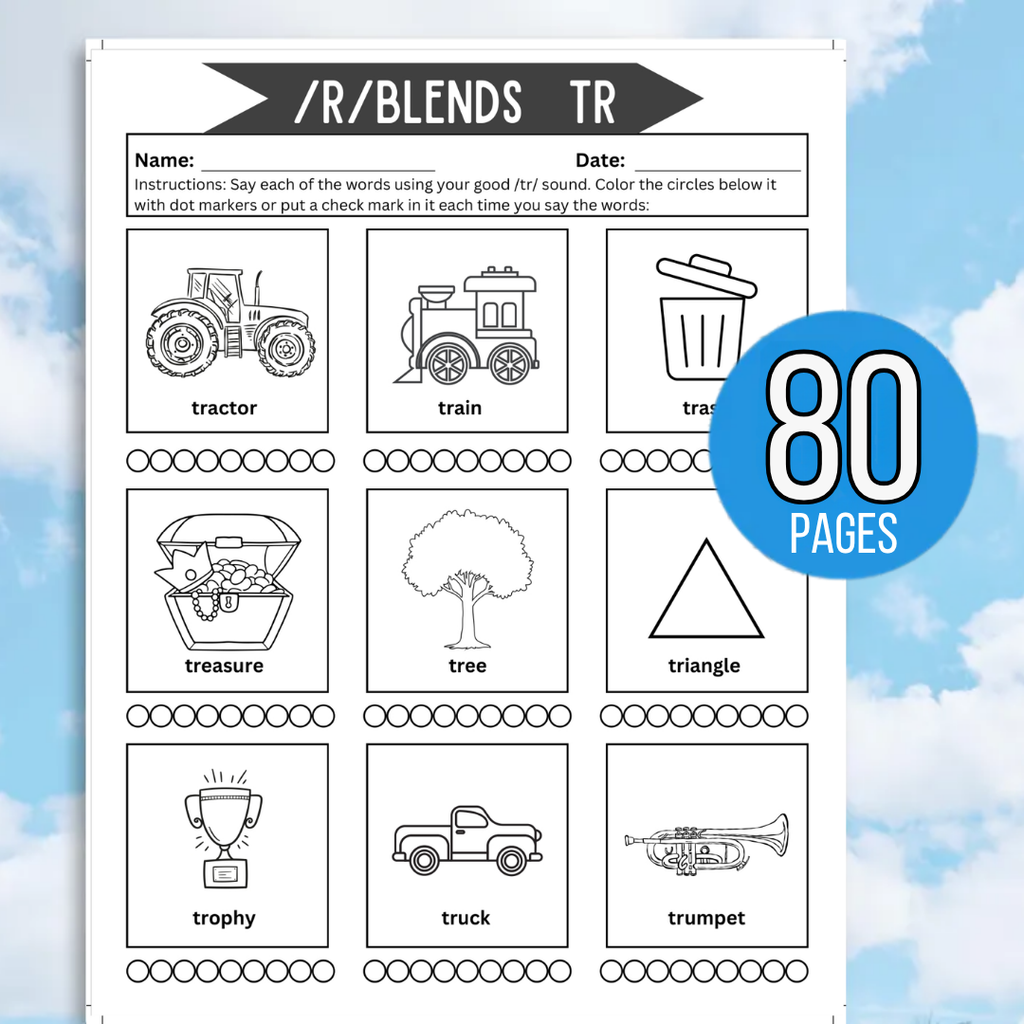 Articulation Worksheets, Printable Speech Resource Bundle