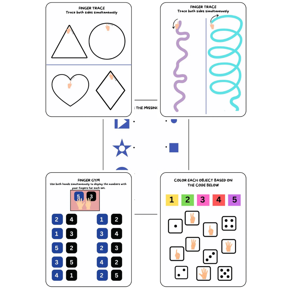 Brain Gym Bonus Pack, 30 New Activities for Kids, Bilateral Coordination & Fine Motor Skills