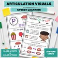 Speech Sound Articulation Visual Cue Cards